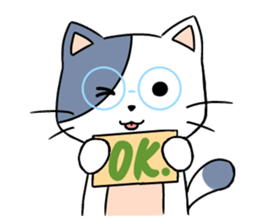 A girl like cat sticker #14243342