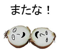 Onion man. sticker #14243404