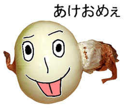 Onion man. sticker #14243429