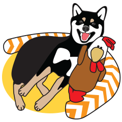 Black Shiba Inu Akira 2