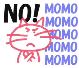 Sticker of cat "MOMO" sticker #14243923