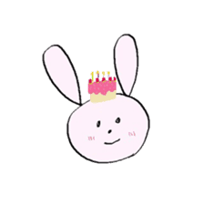 mochi-usa3 (omochi-rabbit) sticker #14244549