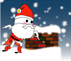 Soft-boiled egg prince for Xmas sticker #14245107