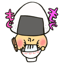 Mr.rice-ball mushroom5 Freely the volume sticker #14245294