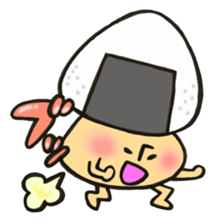 Mr.rice-ball mushroom5 Freely the volume sticker #14245319