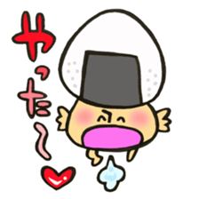 Mr.rice-ball mushroom5 Freely the volume sticker #14245325