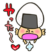 Mr.rice-ball mushroom5 Freely the volume sticker #14245325