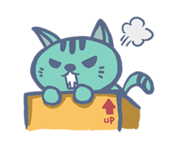 The cat Meow-Meow sticker #14245526