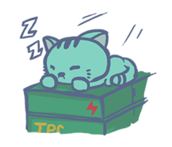 The cat Meow-Meow sticker #14245528