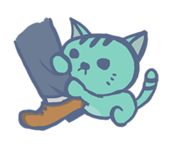 The cat Meow-Meow sticker #14245530
