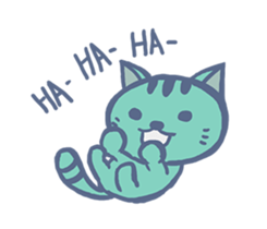 The cat Meow-Meow sticker #14245536