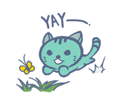 The cat Meow-Meow sticker #14245537