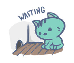 The cat Meow-Meow sticker #14245538