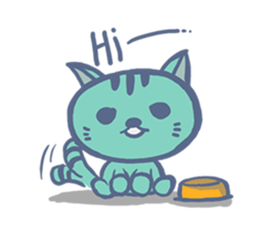 The cat Meow-Meow sticker #14245539