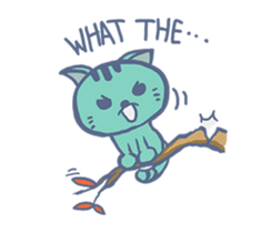 The cat Meow-Meow sticker #14245540