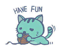 The cat Meow-Meow sticker #14245542