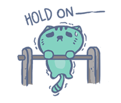 The cat Meow-Meow sticker #14245543