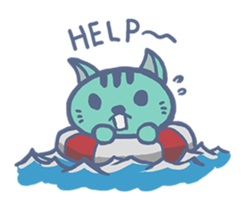 The cat Meow-Meow sticker #14245545