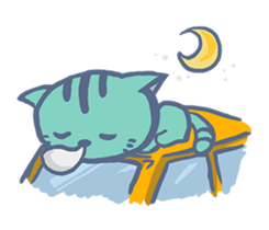 The cat Meow-Meow sticker #14245549