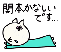 Sekimoto's name sticker sticker #14245660