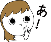 simple natural girl sticker #14245847