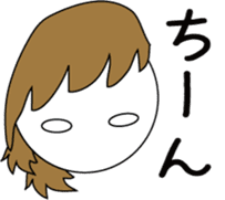 simple natural girl sticker #14245855