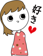 simple natural girl sticker #14245865