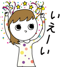 simple natural girl sticker #14245880