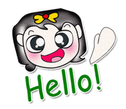 Hi! My name is Saki..^^ sticker #14245998