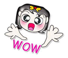 Hi! My name is Saki..^^ sticker #14246002