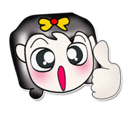 Hi! My name is Saki..^^ sticker #14246007