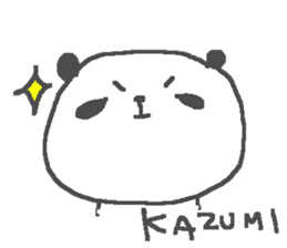 Kazumi cute panda stickers! sticker #14246473