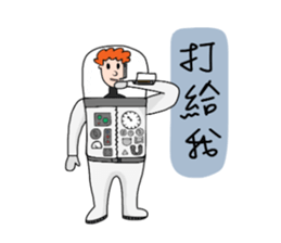 Ltyahey's Astronaut can anybody hear me? sticker #14246558