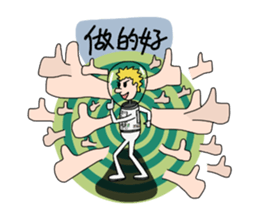 Ltyahey's Astronaut can anybody hear me? sticker #14246583