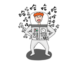 Ltyahey's Astronaut can anybody hear me? sticker #14246590