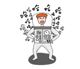 Ltyahey's Astronaut can anybody hear me? sticker #14246590