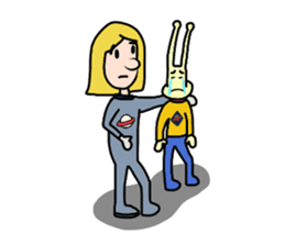 Ltyahey's Astronaut can anybody hear me? sticker #14246594