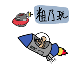 Ltyahey's Astronaut can anybody hear me? sticker #14246595