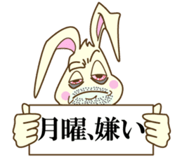 Usagi & Kame 2 sticker #14246703