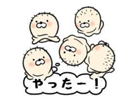 The creature from whom hair grows sticker #14247078