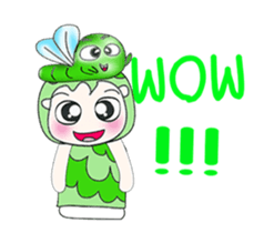 My name is Hatori and worm...^^ sticker #14247199