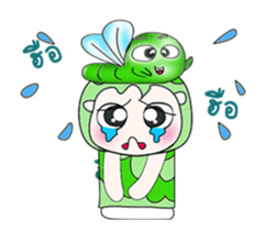 My name is Hatori and worm...^^ sticker #14247203