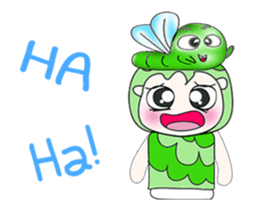 My name is Hatori and worm...^^ sticker #14247205