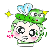 My name is Hatori and worm...^^ sticker #14247216