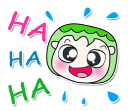 ..Hello.. My name is Hatori.. sticker #14247274