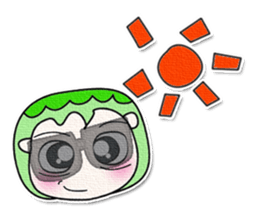 ..Hello.. My name is Hatori.. sticker #14247281