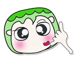 ..Hello.. My name is Hatori.. sticker #14247284