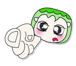 ..Hello.. My name is Hatori.. sticker #14247285