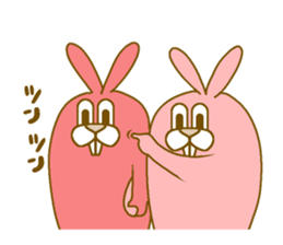 Medium mammal pink10 sticker #14247350