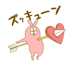 Medium mammal pink10 sticker #14247368